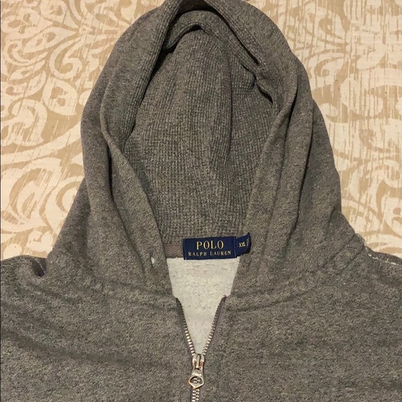 Polo zip up hoodie